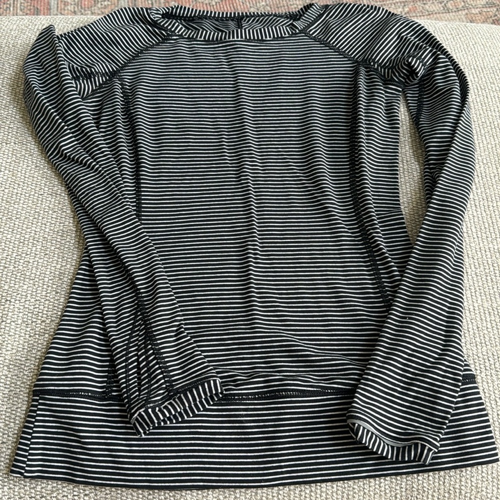 Lululemon striped long sleeve